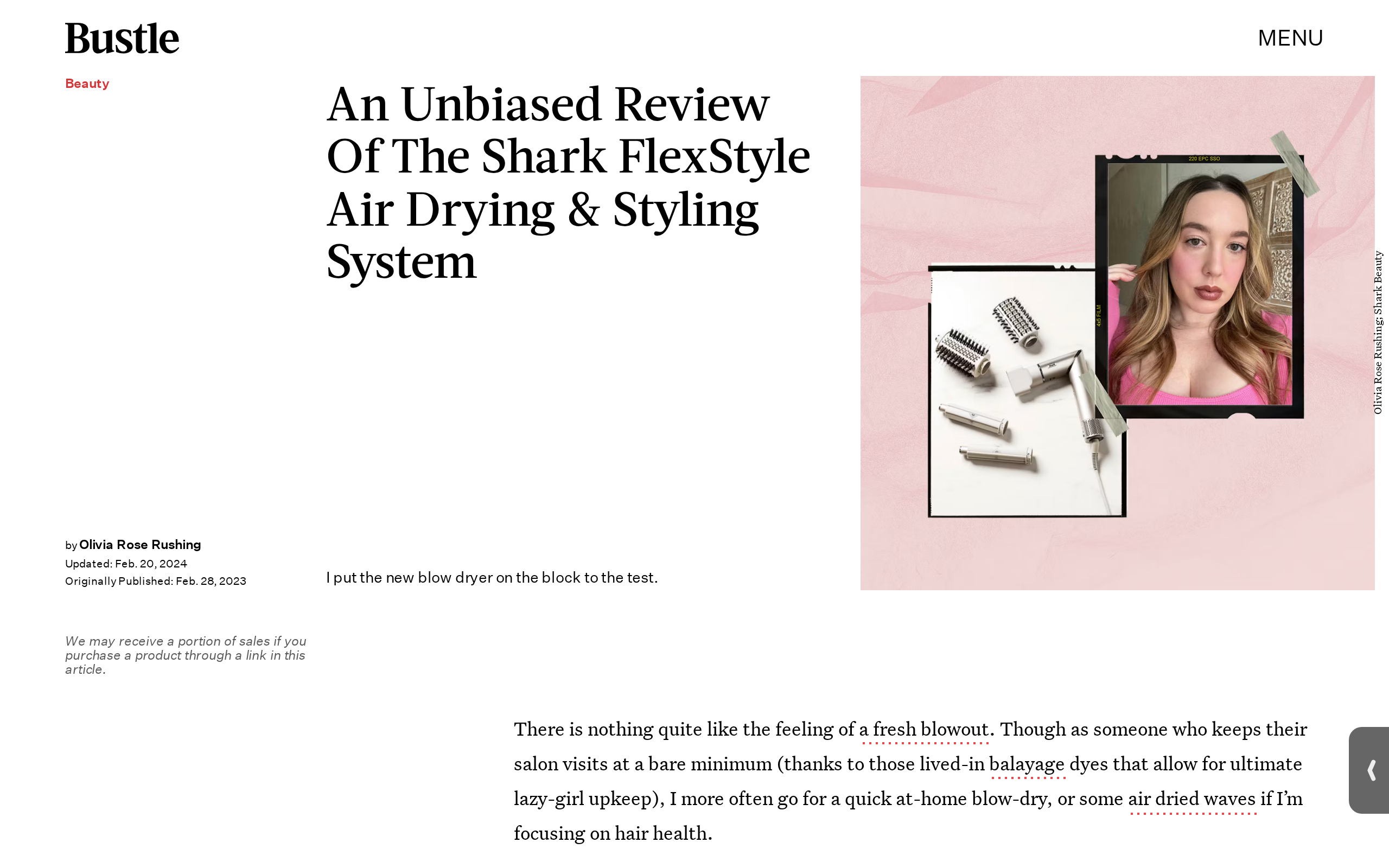 Bustle's hands-on review of the Shark FlexStyle